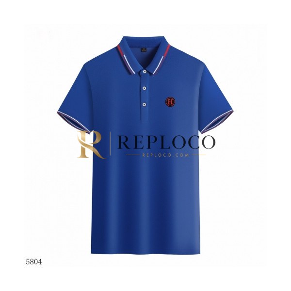✨[에르메스]Hermes 2020 Mens Silket Short Sleeved Polo Tshirts - 에르메스 2020 남성 실켓 폴로 반팔티 Her0494x.Size(m - 4xl).블루