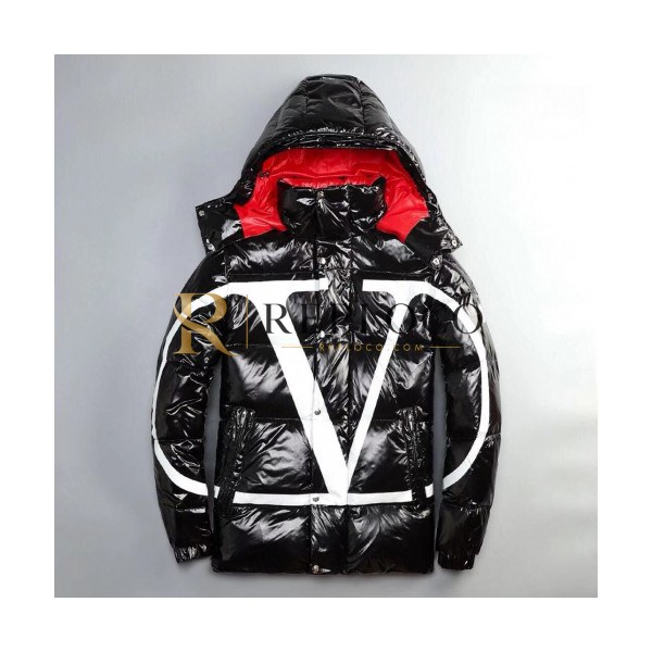 ✨[매장판]]Valentino x Moncler 2019 Men Big Logo Down Padding - 발렌티노 x 몽클레어 2019 남성 빅로고 다운 패딩 Val0229x.Size(m - 3xl).블랙