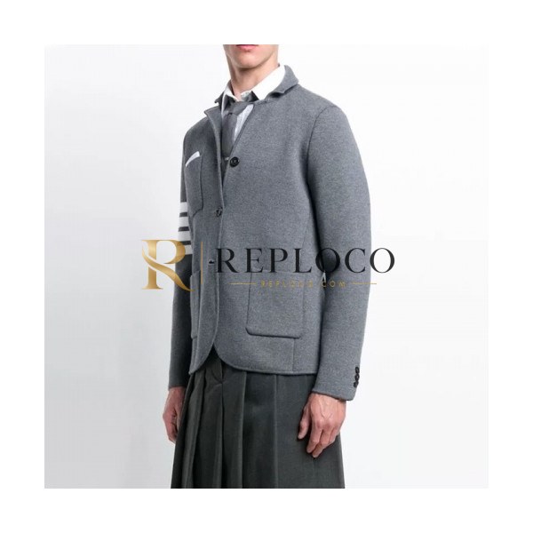 ✨Thom Browne 2021 Mens Casual Cotton Suit Jackets - 톰브라운 2021 남성 캐쥬얼 코튼 슈트 자켓 Thom01179x.Size(m - 2xl).그레이