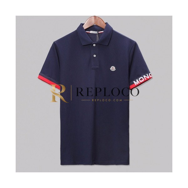 ✨[매장판]Moncler 2020 Mens Logo Cotton Short Sleeved Polo Tshirts - 몽클레어 2020 남성 로고 코튼 폴로 반팔티 Moc01505x.Size(s - 2xl).네이비