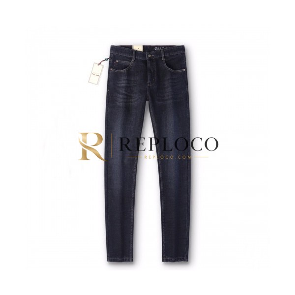 ✨[구찌]Gucci 2020 Mens Casual Initial Logo Denim Jeans - 구찌 2020 남성 캐쥬얼 이니셜 로고 데님 청바지 Guc02025x.Size(29 - 42).블루