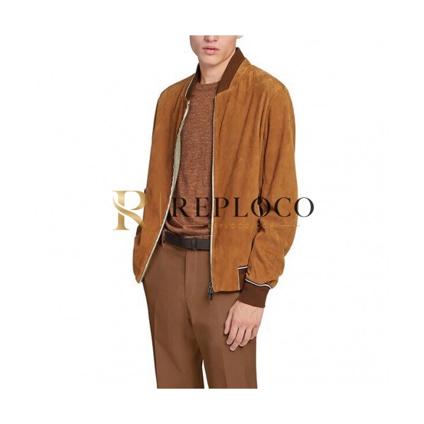 ✨Ermenegildo Zegna 2019 Mens Business Leather Jacket - 에르메네질도 제냐 2019 남성 비지니스 가죽 자켓 Zeg0130x.Size(m - 3xl).베이지