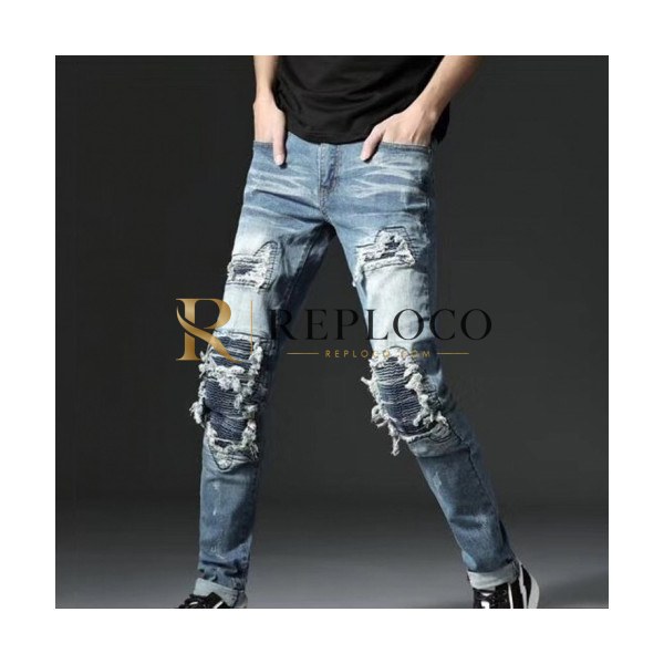 ✨Balmain 2019 Mens Denim Pants - 발망 남성 신상 데님 팬츠 Bam0084x.Size(28 - 42).블루