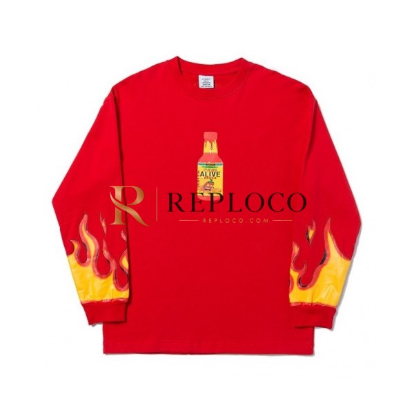 ✨Vetements 2019 Mens Printing Logo Cotton Short Sleeved Oversize Tshirt - 베트멍 남성 프린팅 로고 코튼 오버사이즈 긴팔티 Vet0037x.Size(xs - l).레드