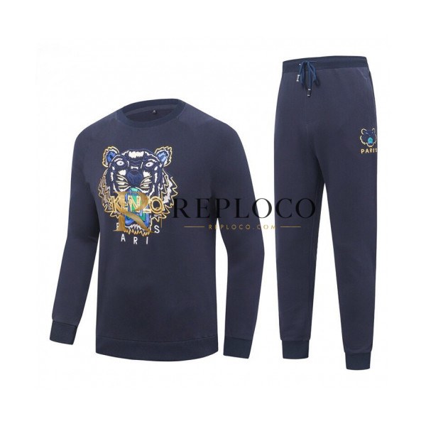 ✨[겐조]Kenzo 2020 Mens Casual Cotton Training Clothes&Pants - 겐조 2020 남성 캐쥬얼 코튼 트레이닝복&팬츠 Ken0080x.Size(m - 3xl).네이비