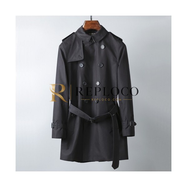 ✨[버버리]Burberry 2020 Mens Vintage Cotton Trench Coats - 버버리 2020 남성 빈티지 코튼 트렌치 코트 Bur03074x.Size(s - 2xl).블랙