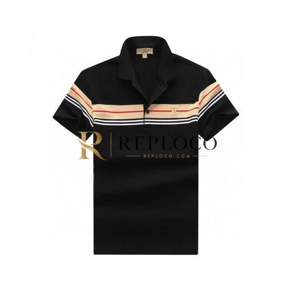 ✨[버버리]Burberry 2020 Mens Logo Cotton Polo Short Sleeved Tshirts - 버버리 2020 남성 로고 코튼 폴로 반팔티 Bur02377x.Size(m - 3xl).블랙