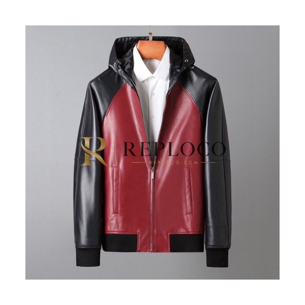 ✨Armani Mens Classic Leather Jackets Black - 알마니 2021 남성 클래식 캐쥬얼 가죽 자켓 Arm0914x Size(m - 3xl) 블랙