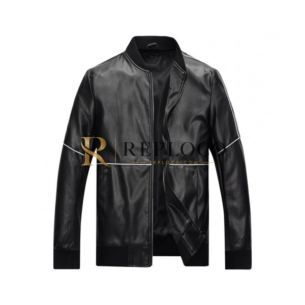 ✨[알마니]Armani 2020 Mens Casual Leather Jackets - 알마니 2020 남성 로고 캐쥬얼 가죽 자켓 Arm0553x.Size(m - 3xl).블랙