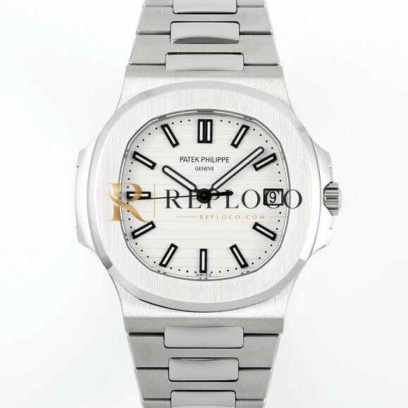 PPF 공장 파텍 필립 나utilus 5711 화이트 다이얼 316L 스틸 케이스&브레이슬릿 330SC 무브먼트 40mm