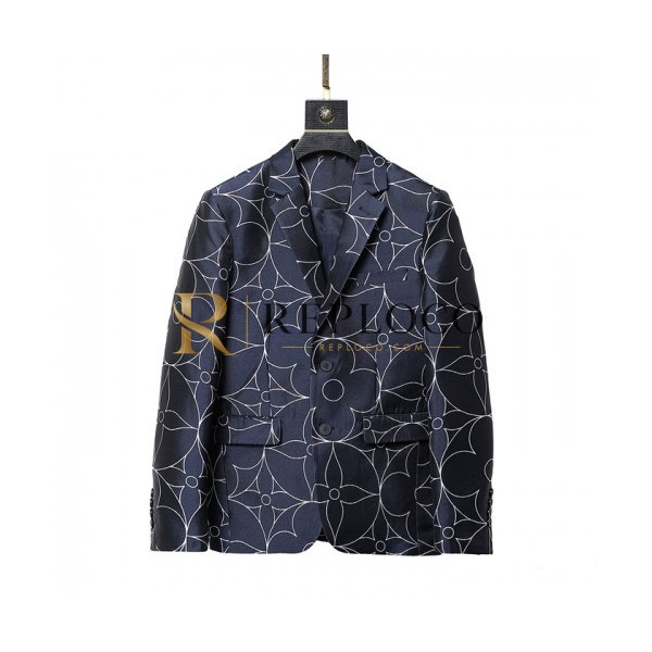 ✨Louis vuitton Mens Logo Suit Jackets Navy - 루이비통 2021 남성 로고 슈트 자켓 Lou03652x Size(m - 3xl) 네이비