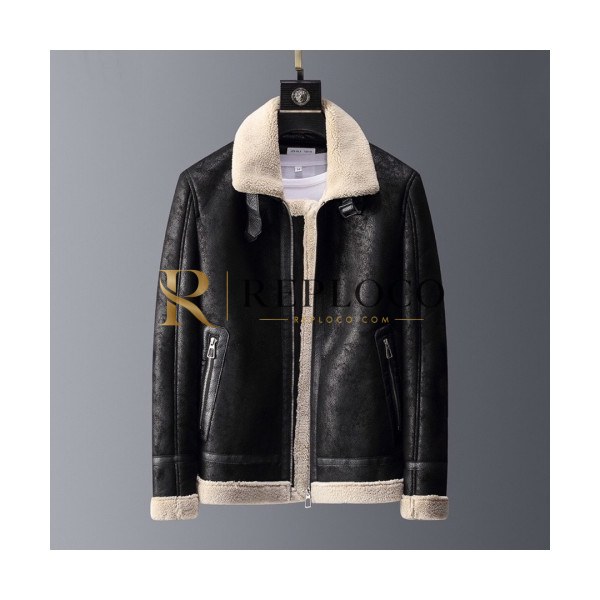 ✨[알마니]Armani 2020 Mens Classic Leather Jackets - 알마니 2020 남성 클래식 캐쥬얼 가죽 자켓 Arm0854x.Size(l - 5xl).블랙