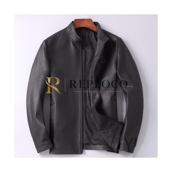 ✨Armani 2019 Mens Casual Leather Jacket - 알마니 2019 남성 캐쥬얼 가죽 자켓 Arm0380x.Size(m - 3xl).블랙