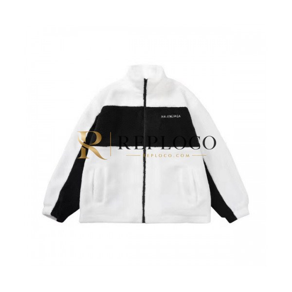 ✨Balenciaga Mens Logo Casual Jackets White - 발렌시아가 2021 남성 로고 캐쥬얼 가죽 재킷 Bal01254x Size(m - 2xl) 화이트