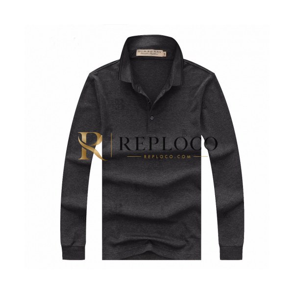 ✨[버버리]Burberry 2020 Mens Logo Casual Cotton Polo Tshirts - 버버리 2020 남성 로고 캐쥬얼 코튼 폴로 맨투맨 Bur02211x.Size(m - 3xl).그레이