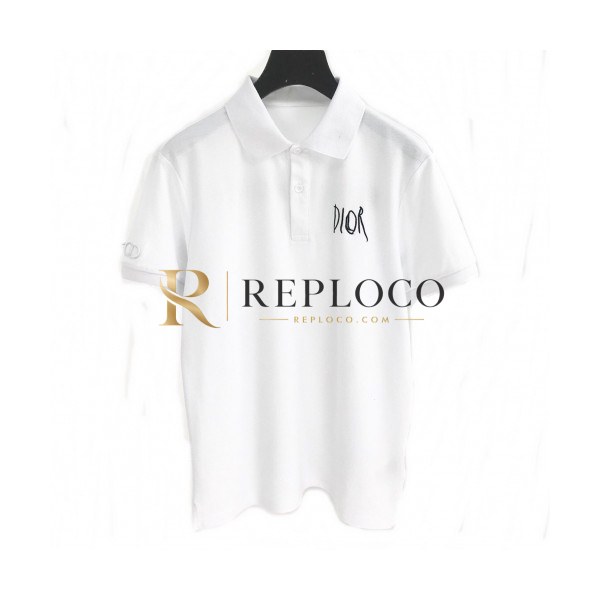 ✨[디올]Dior 2020 Mens Logo Polo Cotton Short Sleeved Tshirts - 디올 2020 남성 로고 폴로 코튼 반팔티 Dio0576x.Size(m - 2xl).화이트