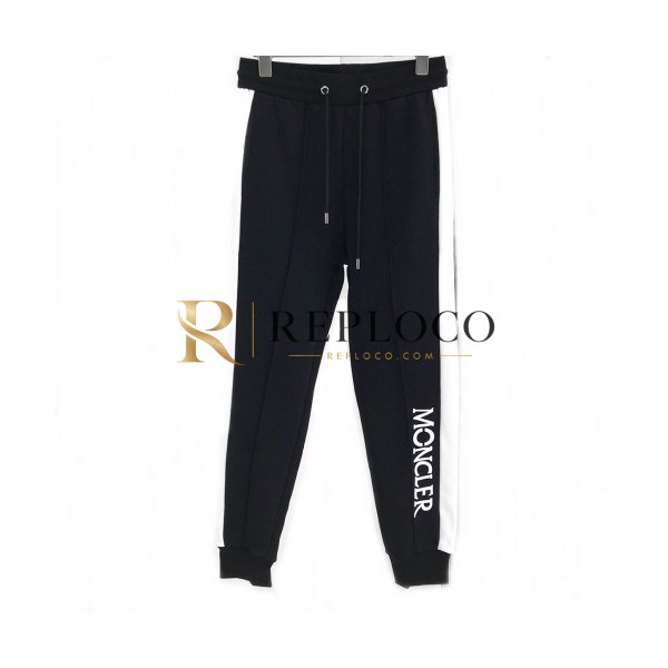 ✨[몽클레어]Moncler 2020 Mens Casual Logo Training Pants - 몽클레어 2020 남성 캐쥬얼 로고 트레이닝 기모 팬츠 Moc01478x.Size(s - 2xl).블랙