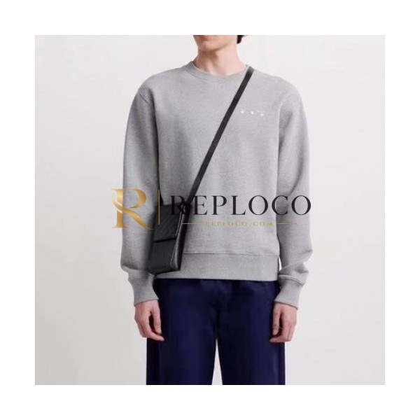 ✨Off-white Mm/Wm Logo Cotton Oversize Hoodie Gray - 오프화이트 2021 남/녀 로고 코튼 오버사이즈 후디 Off0792x Size(xs - l) 그레이