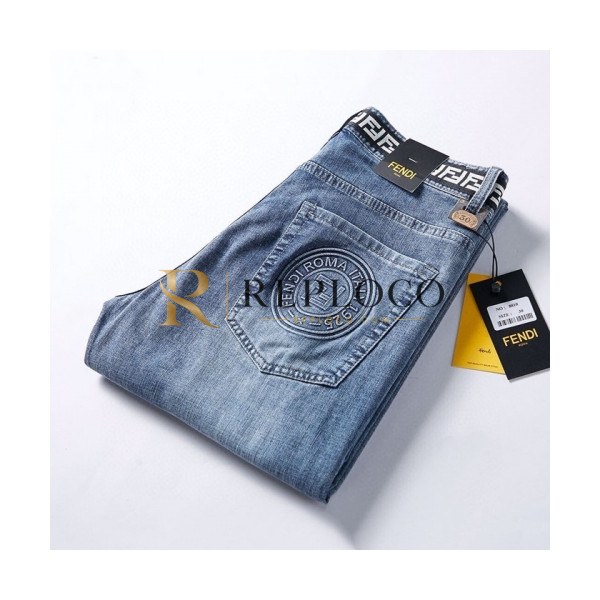 ✨[매장판]Fendi 2020 Mens Classic Denim Jeans - 펜디 2020 남성 클래식 데님 청바지 Fen0658x.Size(29 - 40).블루