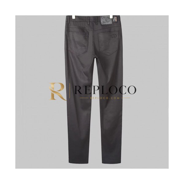 ✨Valentino 2020 Mens Logo Denim Jeans - 발렌티노 2020 남성 로고 데님 청바지 Val0376x.Size(29 - 38).블랙