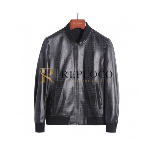 ✨Burberry 2019 Mens Casual Sheep Skin Jacket - 버버리 2019 남성 캐쥬얼 양가죽 자켓 Bur01139x.Size(m - 3xl).블랙