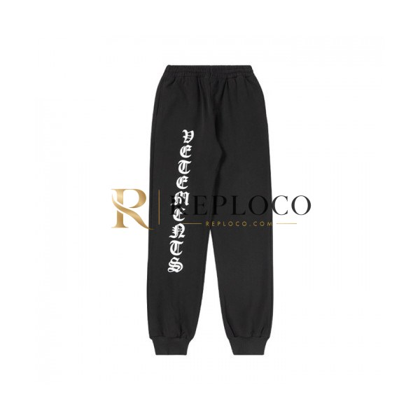 ✨Vetements Mm/Wm Casual Cotton Pants Black - 베트멍 2021 남/녀 캐쥬얼 코튼 팬츠 Vet0228x Size(xs - l) 블랙