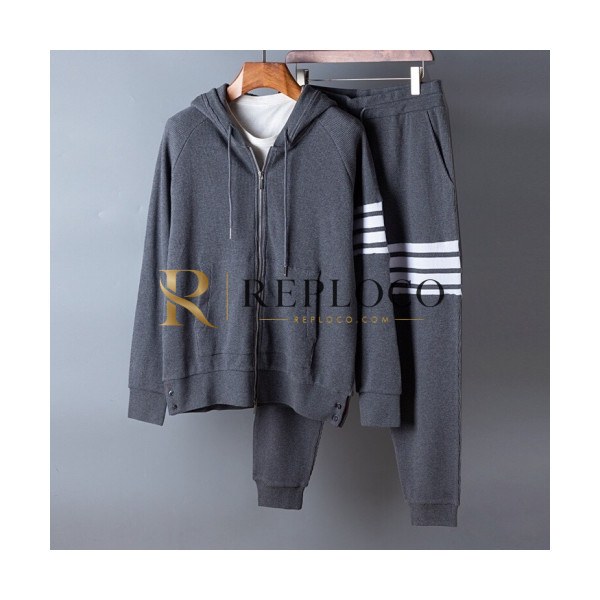 ✨[톰브라운]Thom browne 2020 Mens Casual Logo Training Clothes&Pants - 톰브라운 2020 남성 캐쥬얼 로고 트레이닝복&팬츠 Thom0980x.Size(s - xl).그레이