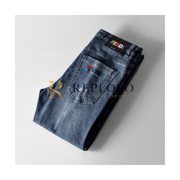 ✨[매장판]Fendi 2020 Mens Classic Denim Jeans - 펜디 2020 남성 클래식 데님 청바지 Fen0659x.Size(30 - 38).블루