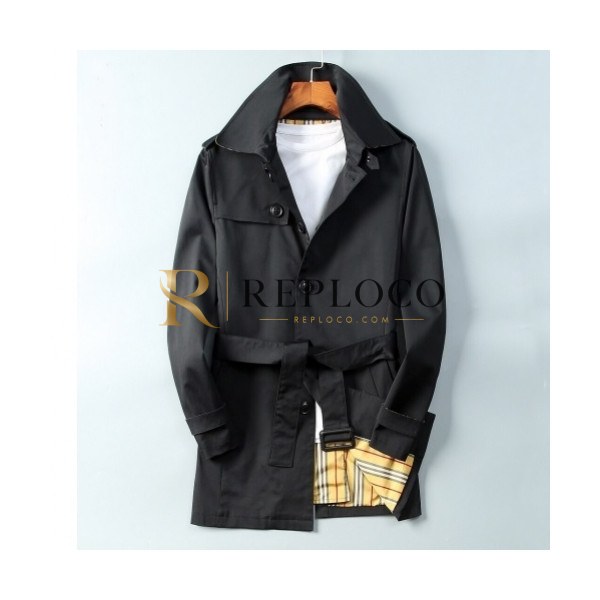 ✨[버버리]Burberry 2020 Mens Vintage Cotton Trench Coats - 버버리 2020 남성 빈티지 코튼 트렌치 코트 Bur01966x.Size(m - 2xl).블랙