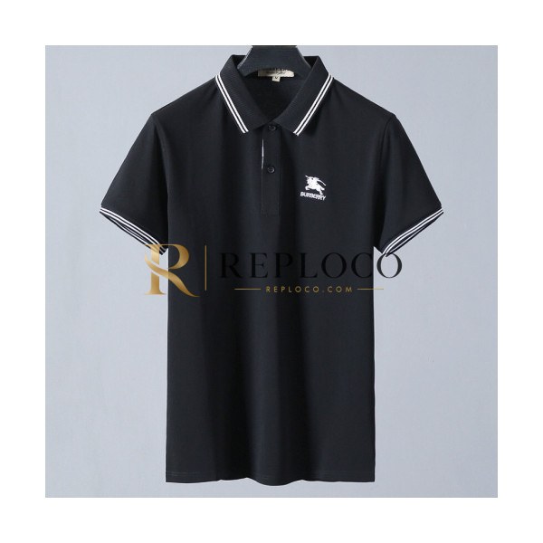✨[매장판]Burberry 2019 Mens Polo Cotton Short Sleeved Tshirt - 버버리 남성 폴로 코튼 반팔티 Bur0401x.Size(m - 3xl).2컬러(블랙/화이트)