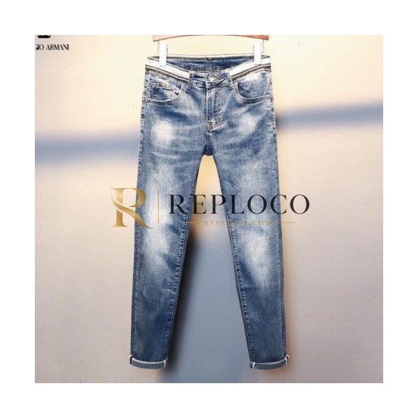 ✨Armani 2019 Mens Graffity Denim Pants - 알마니 남성 그래피티 데님 팬츠 Armdp0034.Size(29-38).블루