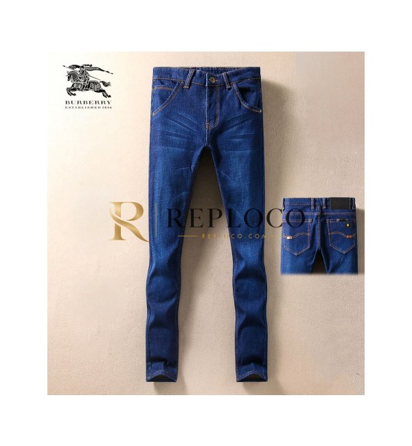 ✨Burberry 2019 Mens Business Classic Denim Pants - 버버리 2019 남성 비지니스 클래식 데님 기모 팬츠 Bur01592x.Size(28 - 40).블루