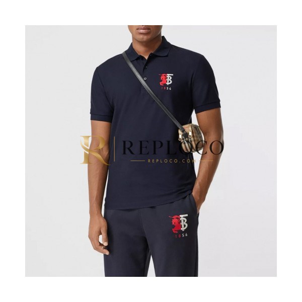✨[버버리]Burberry 2019 Mens Logo Cotton Polo Short Sleeved Tshirts - 버버리 2019 남성 로고 코튼 폴로 반팔티 Bur01832x.Size(m - 2xl).블랙