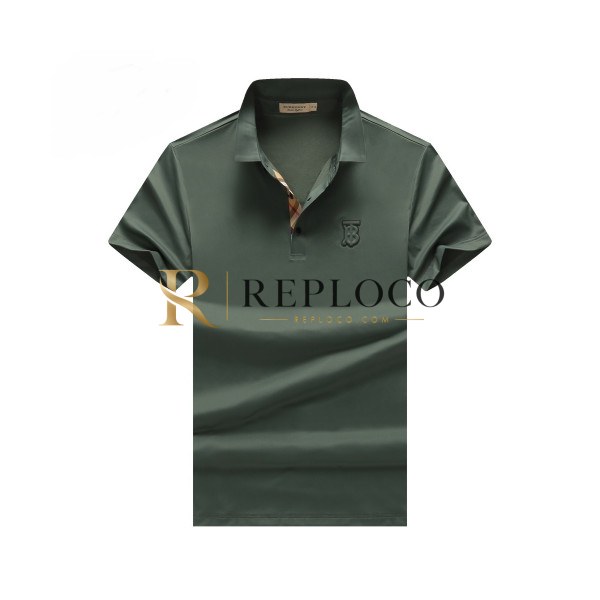 ✨[버버리]Burberry 2020 Mens Logo Cotton Polo Short Sleeved Tshirts - 버버리 2020 남성 로고 코튼 폴로 반팔티 Bur02437x.Size(m - 3xl).그린