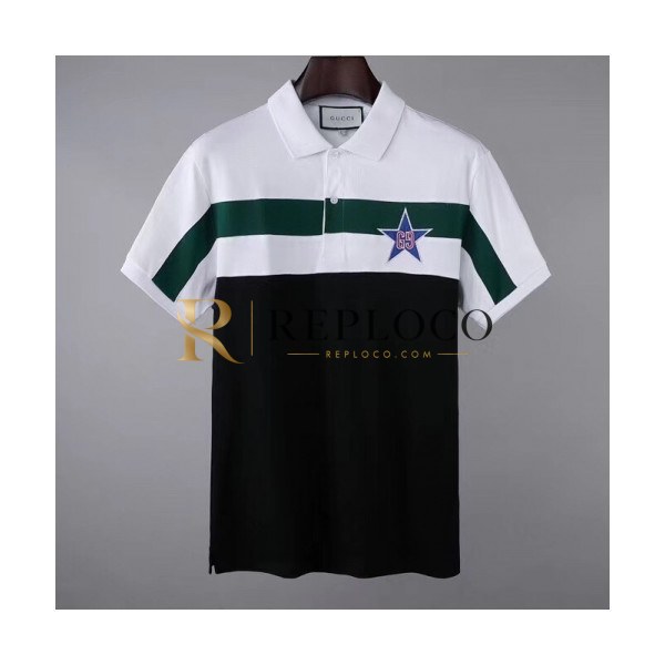 ✨[매장판]Gucci 2020 Mens Logo Short Sleeved Polo Tshirts - 구찌 2020 남성 로고 폴로 반팔티 Guc02917x.Size(m - 2xl).블랙