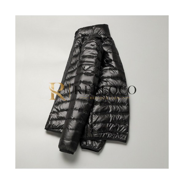 ✨[프라다]Prada 2020 Mens Logo Casual Duck Down Padding - 프라다 2020 남성 로고 캐쥬얼 덕다운 패딩 Pra01186x.Size(m - 3xl).블랙