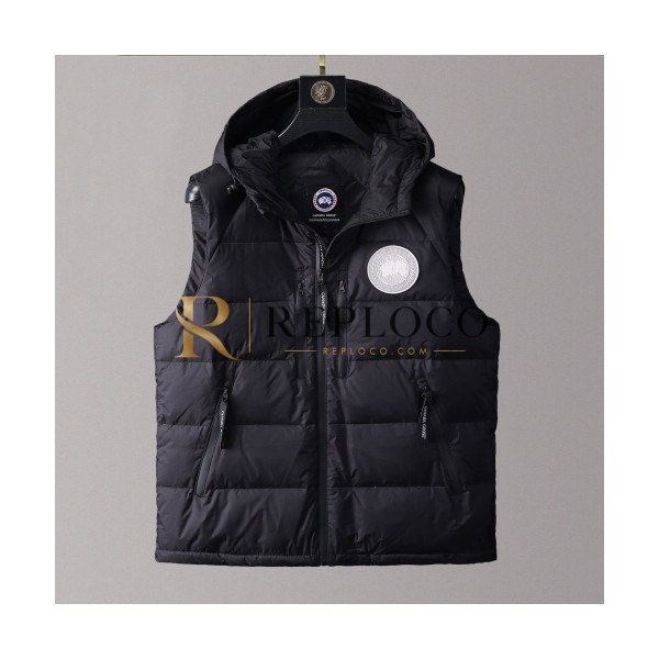 ✨Canada Goose 2020 Mens Logo Duck Down Padding Vest - 캐나다구스 2020 남성 로고 덕다운 패딩조끼 Can0352x.Size(m - 3xl).블랙