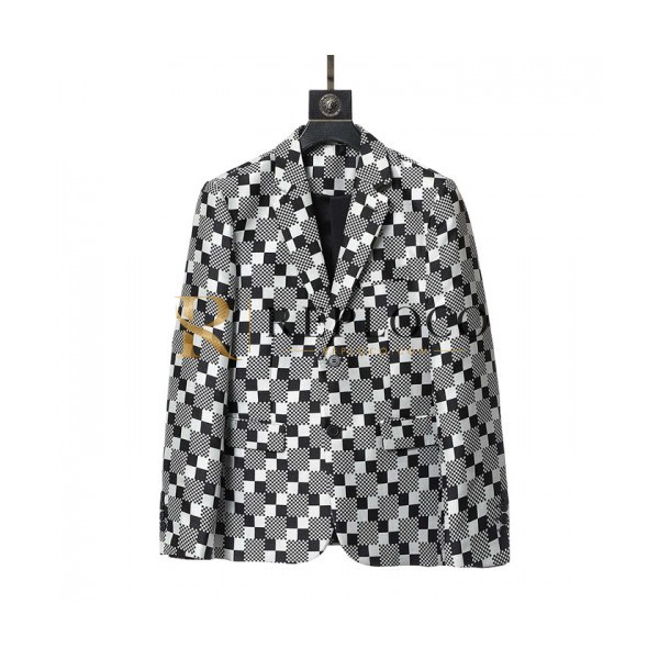 ✨Louis vuitton Mens Logo Suit Jackets Black - 루이비통 2021 남성 로고 슈트 자켓 Lou03651x Size(m - 3xl) 블랙