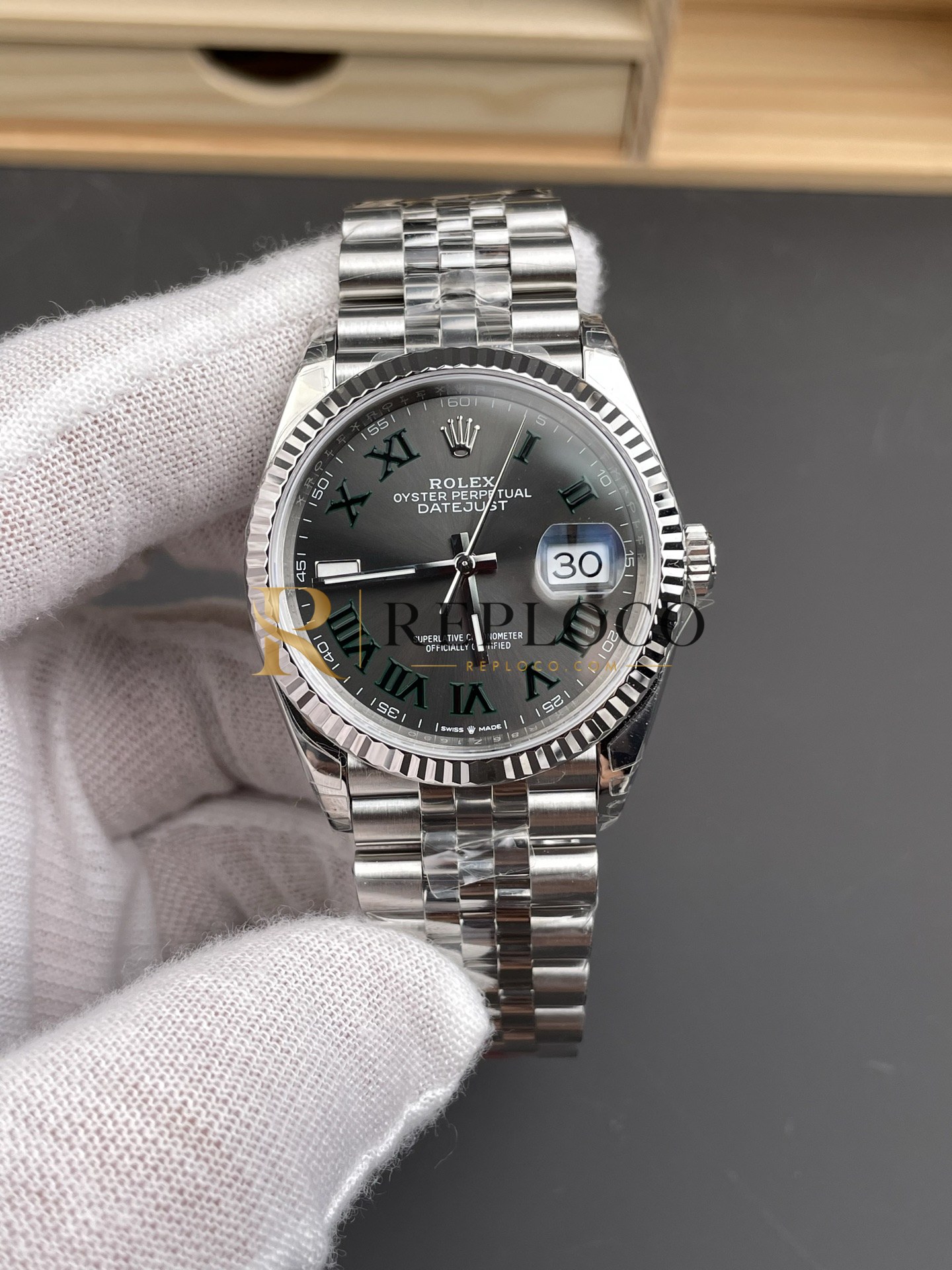 VS 공장 롤렉스 데이트저스트 36mm 126234 윔블던 다이얼 쥬빌리 브레이슬릿 1:1 슈퍼클론 DD3235 무브먼트