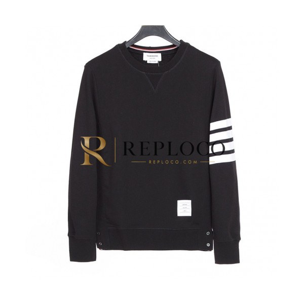 ✨[톰브라운]Thom Browne 2020 Mens Strap Crew-neck Cotton Tshirt - 톰브라운 2020 남성 스트랩 크루넥 코튼 긴팔티 Thom0975x.Size(s - 3xl).블랙