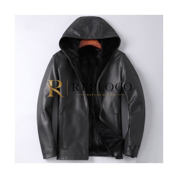 ✨Armani 2019 Mens Casual Leather Jacket - 알마니 2019 남성 캐쥬얼 가죽 자켓 Arm0379x.Size(m - 3xl).블랙