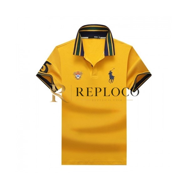 ✨[폴로]Polo 2020 Mens Logo Cotton Polo Short Sleeved Tshirs - 폴로 2020 남성 로고 코튼 폴로 반팔티 Pol0037x.Size(m - 3xl).옐로우