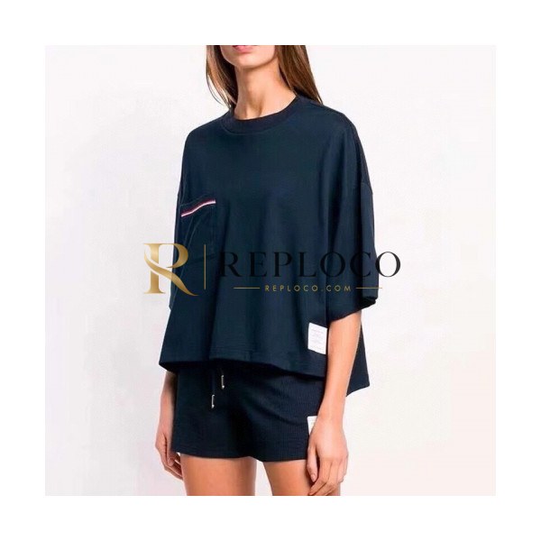 ✨Thom Browne Womens Polo Tshirts - 톰브라운 여성 폴로 반팔티 - Tho824x