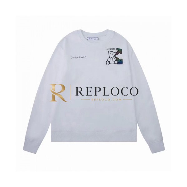 ✨Off-white Mm/Wm Logo Cotton Oversize Hoodie White - 오프화이트 2021 남/녀 로고 코튼 오버사이즈 후디 Off0785x Size(s - xl) 화이트
