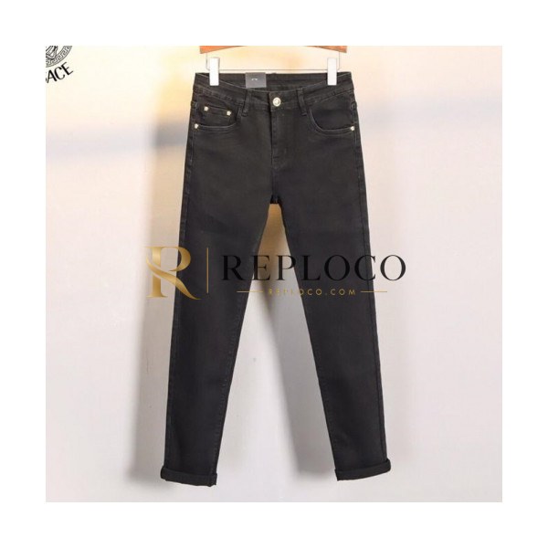 ✨Versace 2019 Mens Graffity Denim Pants - 베르사체 남성 그래피티 데님 팬츠 Verdp0066.Size(29-38).블랙