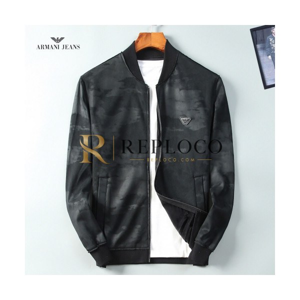 ✨[알마니]Armani 2020 Mens Logo Casual Leather Jackets - 알마니 2020 남성 로고 캐쥬얼 가죽 자켓 Arm0557x.Size(m - 3xl).블랙