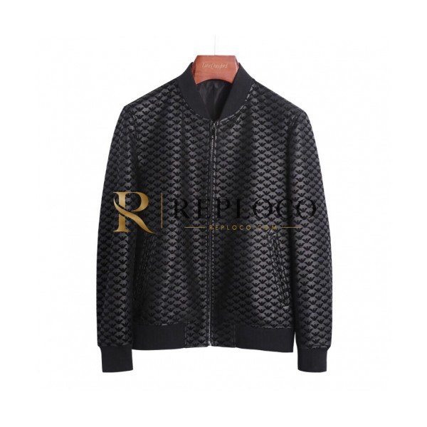 ✨Armani 2019 Mens Logo Casual Leather Jacket - 알마니 2019 남성 로고 캐쥬얼 가죽자켓 Arm0282x.Size(m - 3xl).블랙
