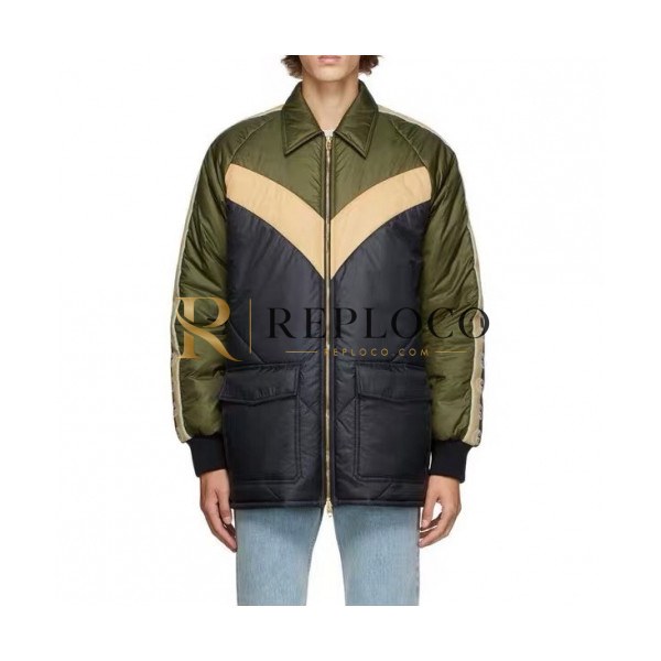 ✨[구찌]Gucci 2020 Mens Logo Casual Down Padding - 구찌 2020 남성 로고 캐쥬얼 다운 패딩 Guc03169x.Size(m - 2xl).카키