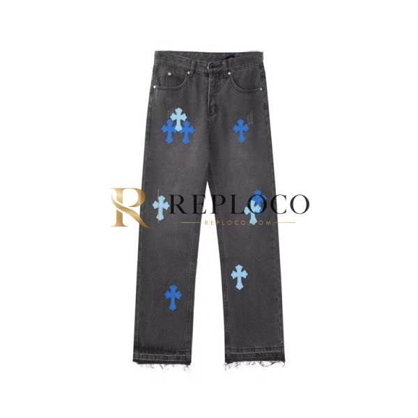 ✨크롬하츠 남성 트렌디 블랙 청바지