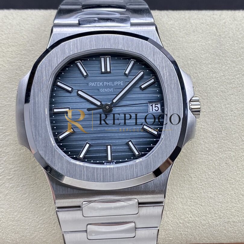 3K 공장 파텍 필립 나틸러스 5711 블루 다이얼 316L 스틸 브레이슬릿 324SC 무브먼트 40mm